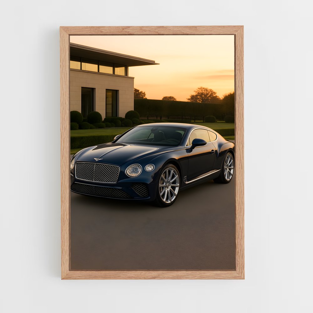 Poster Continental speed – affiche Bentley (vue 4)